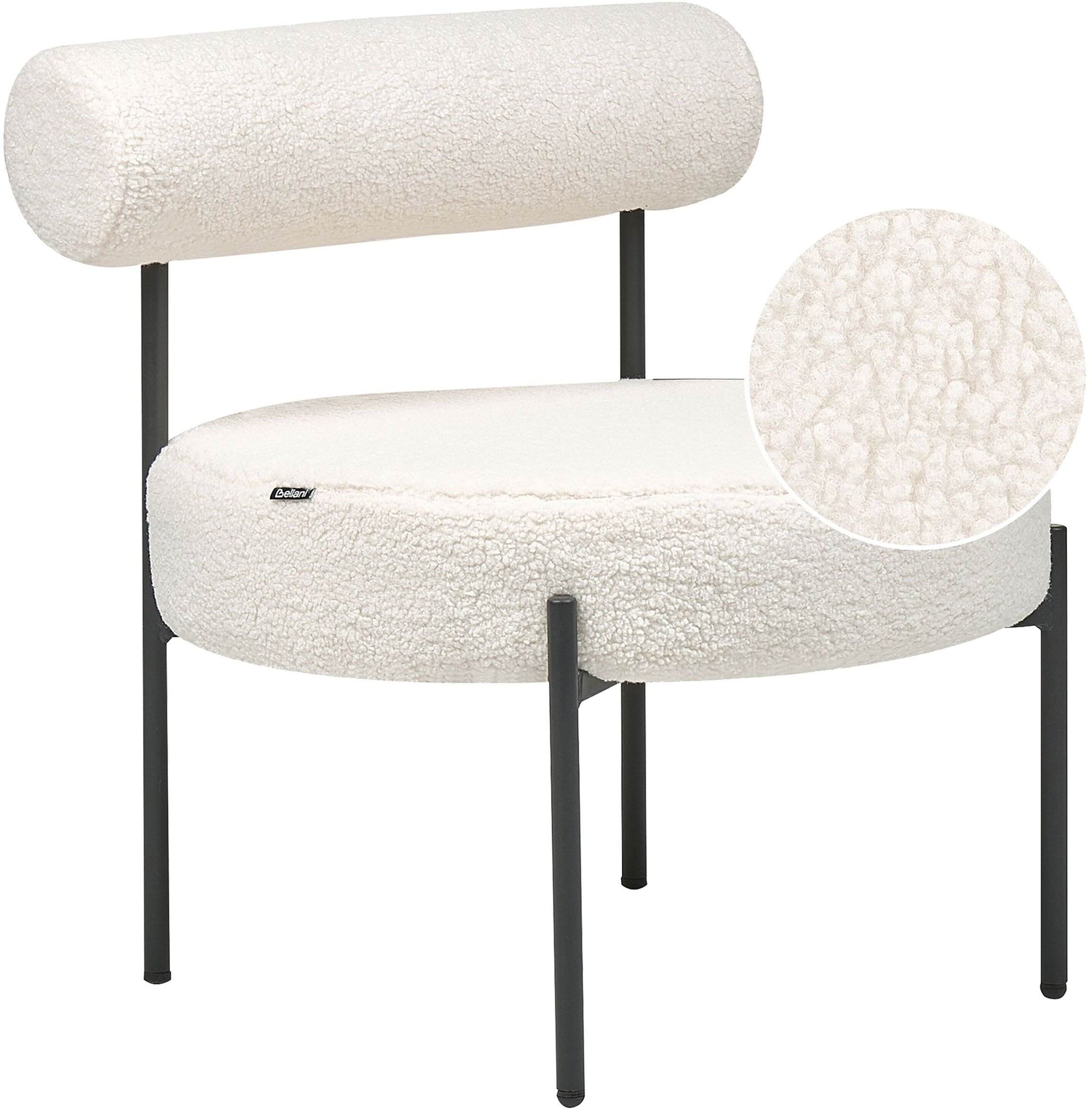 Fotel ALPHA Boucle Biały