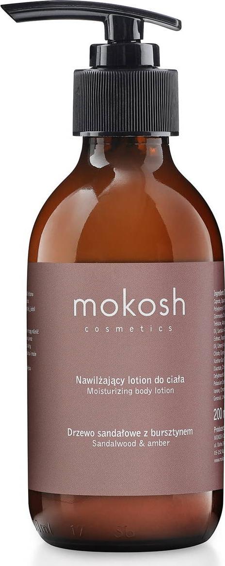 Mokosh Nawilżający lotion do ciała. Drzewo sandałowe z bursztynem - 200 ml