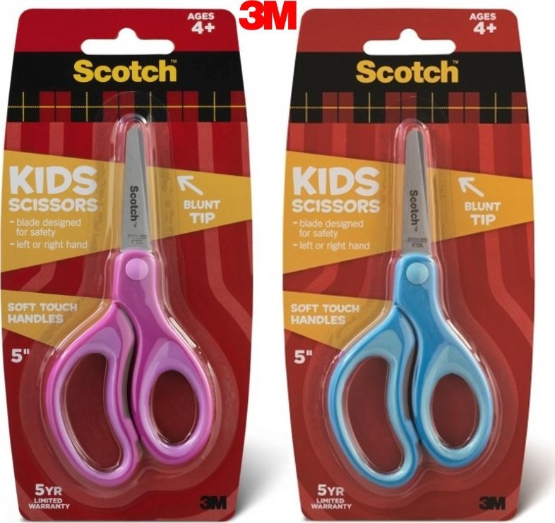 Scotch Nożyczki Scotch Kids 12cm zaokrąglone -