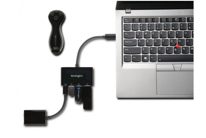 HUB USB Kensington ML Kensington 4-portowy koncentrator USB-C