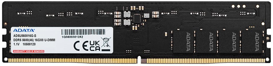 Pamięć ADATA DDR5, 8 GB, 5600MHz, CL46 (AD5U56008G-S)