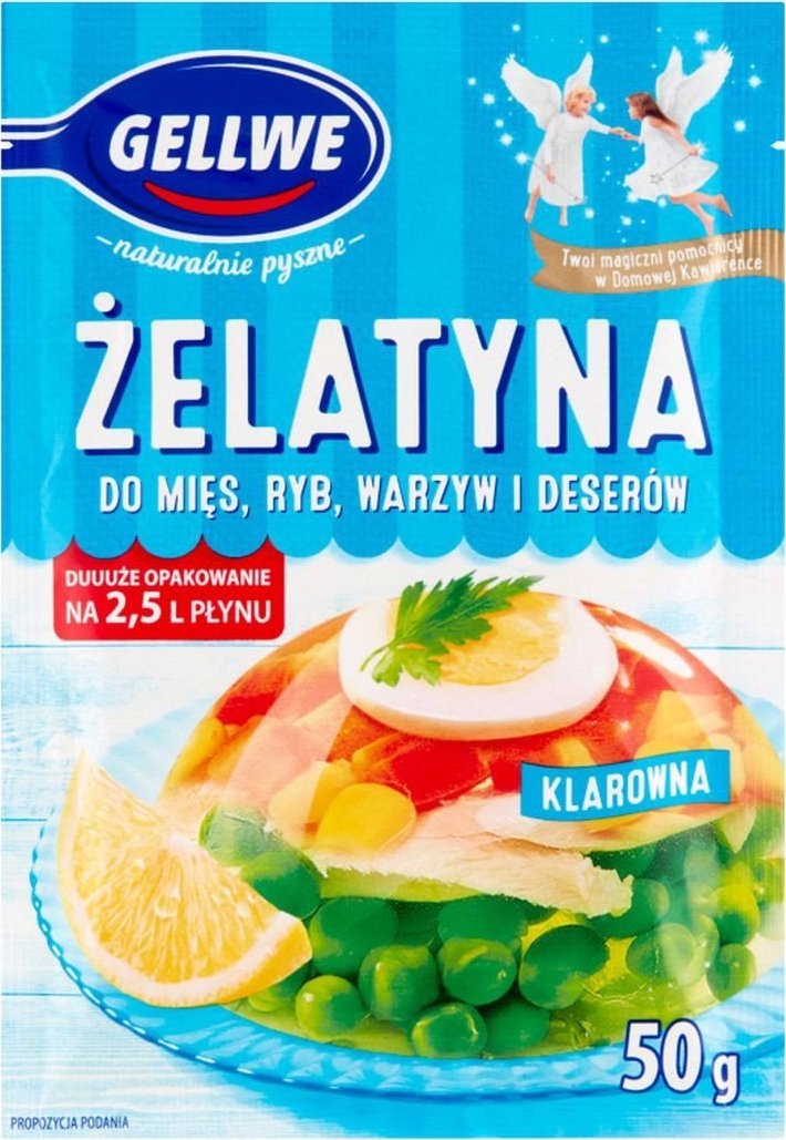Gellwe Gellwe Żelatyna 50 g