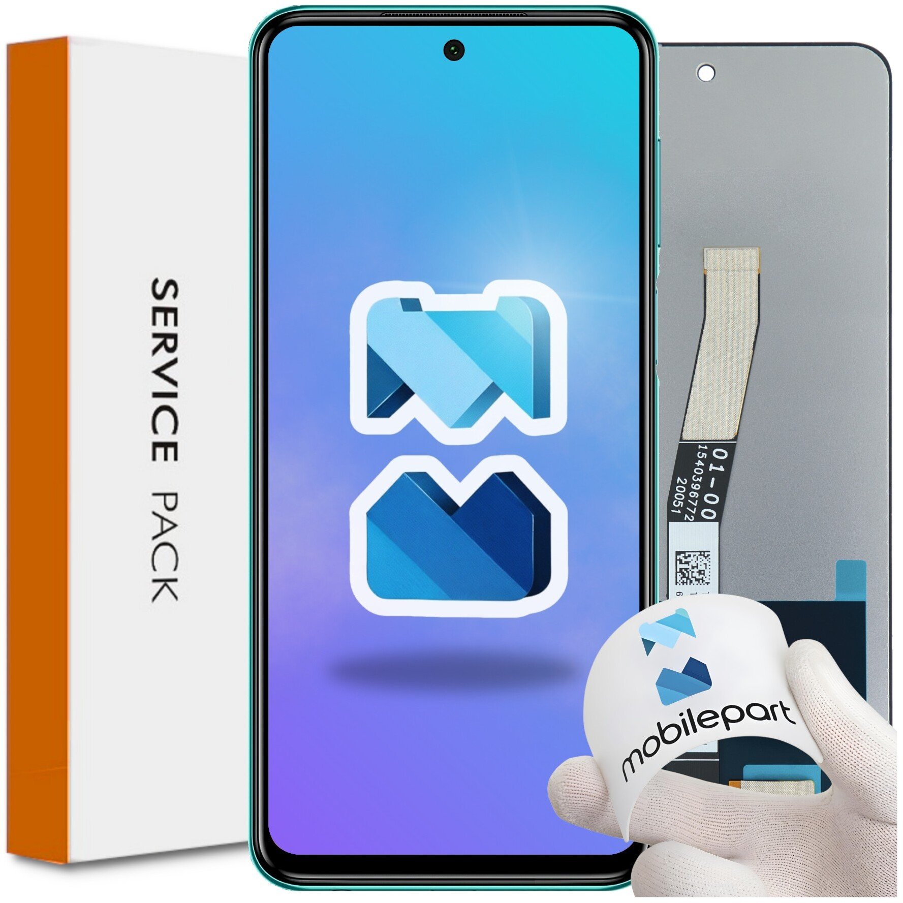 Wyświetlacz do Xiaomi Redmi Note 9 Pro LCD M2003J6B2G Oryginał Mobilepart