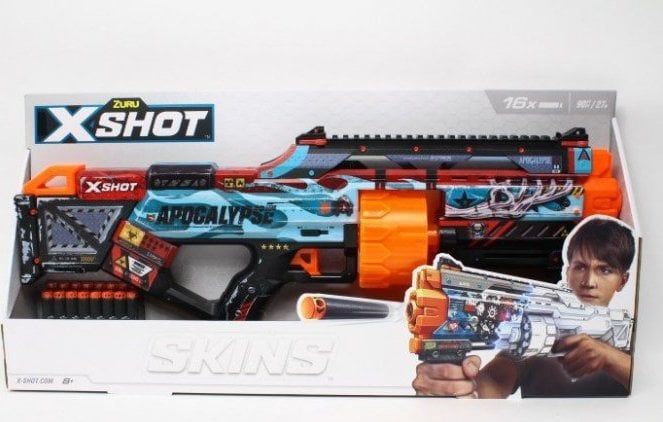 Zuru *****ZURU X-SHOT Skins Last wyrzutnia16st 36518D
