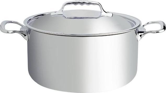 De Buyer De Buyer Affinity Saucepot Stainless Steel with lid 28 cm