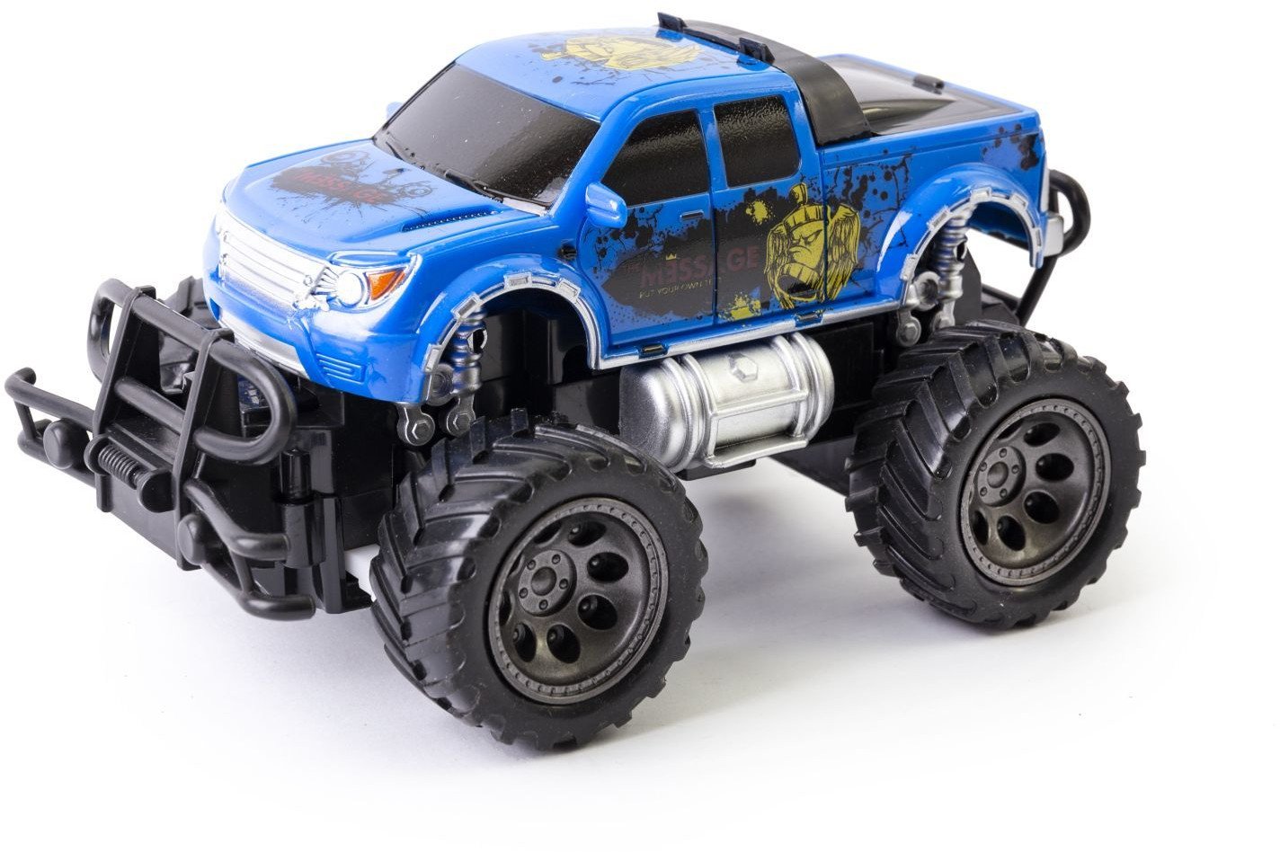 Terenowy samochód sterowany radiem niebieski