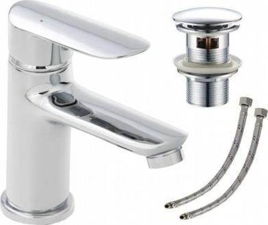 Bateria umywalkowa Laveo BLP_022D BAT. APPIA UMYWALKOWA 1-OTW. CHROM KOREK KLIK-KLAK // BK.BLP_022D