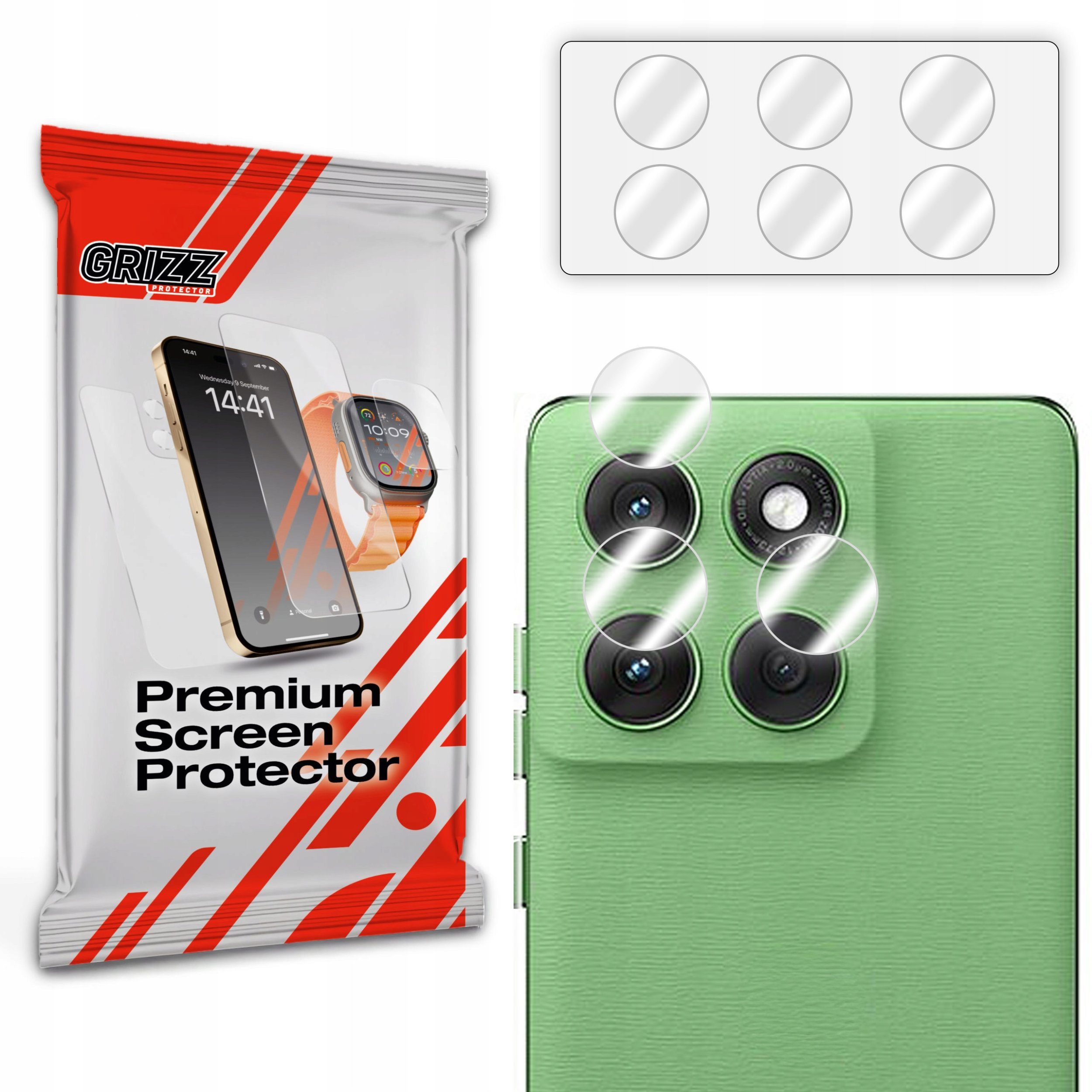 Szkło na aparat GrizzGlass HybridGlass Camera do Motorola Edge 60 Fusion / Edge 60