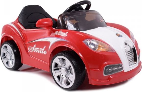 Super-Toys NAJNOWSZY ROADSTER SMILE, DWA SILNIKI, KLUCZYK,MIĘKKIE SIEDZENIE, MIĘKKIE KOŁA/HL938 uniwersalny