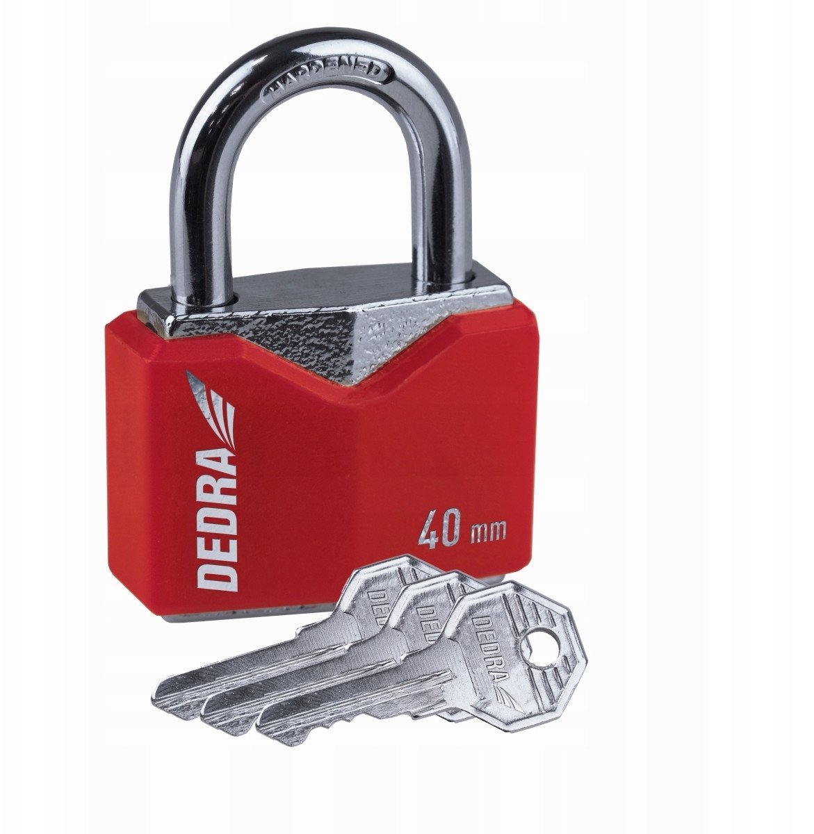 Kłódka romb żeliwna w osłonie 40mm