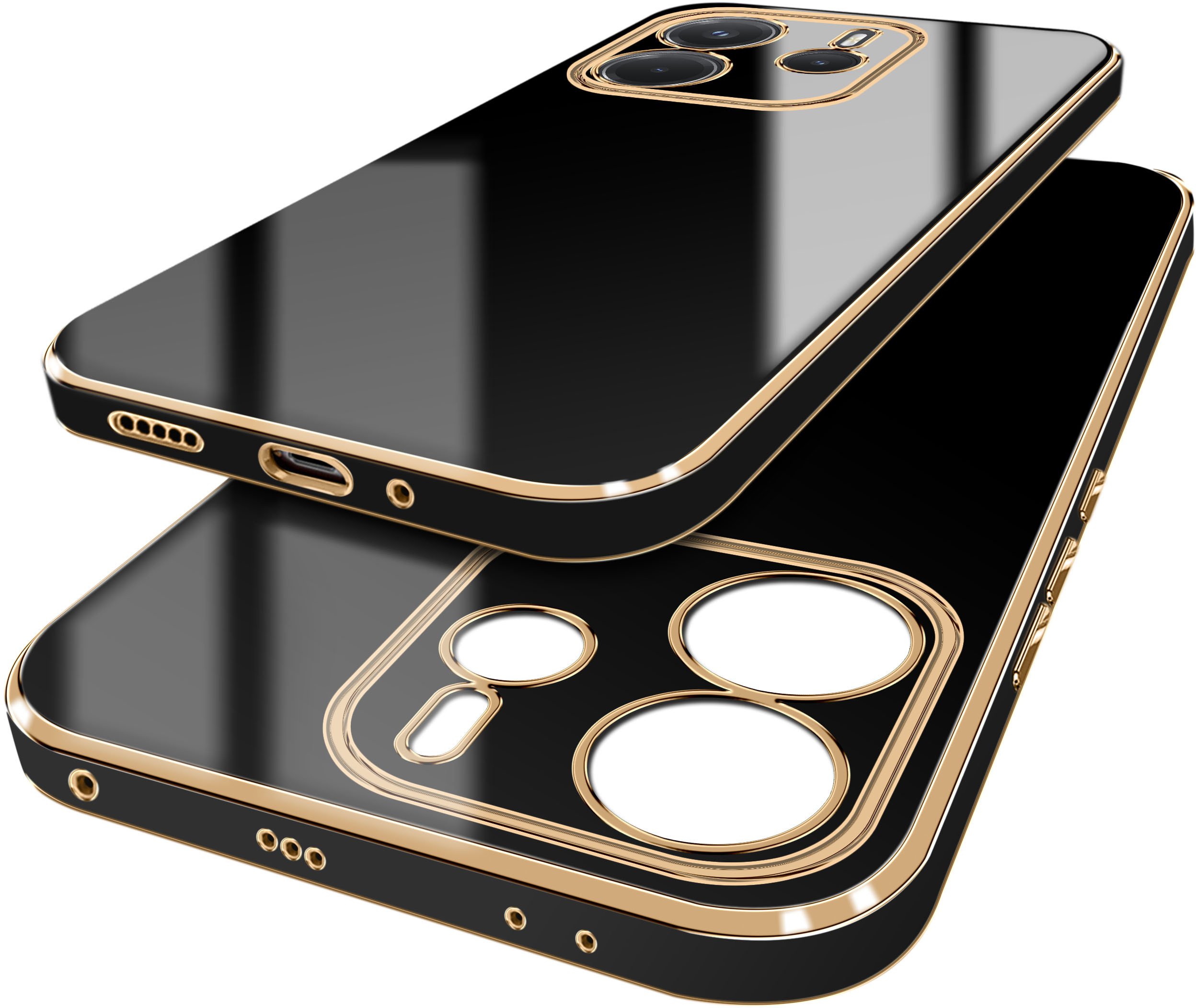 Etui do Xiaomi Redmi Note 14 5G SILIKONOWE ELEGANCKIE SLIM + Szkło 9H