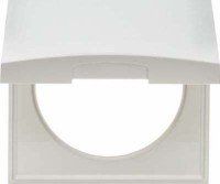 Berker Ramka pojedyncza Integro z klapką IP20 biała (0918282509)