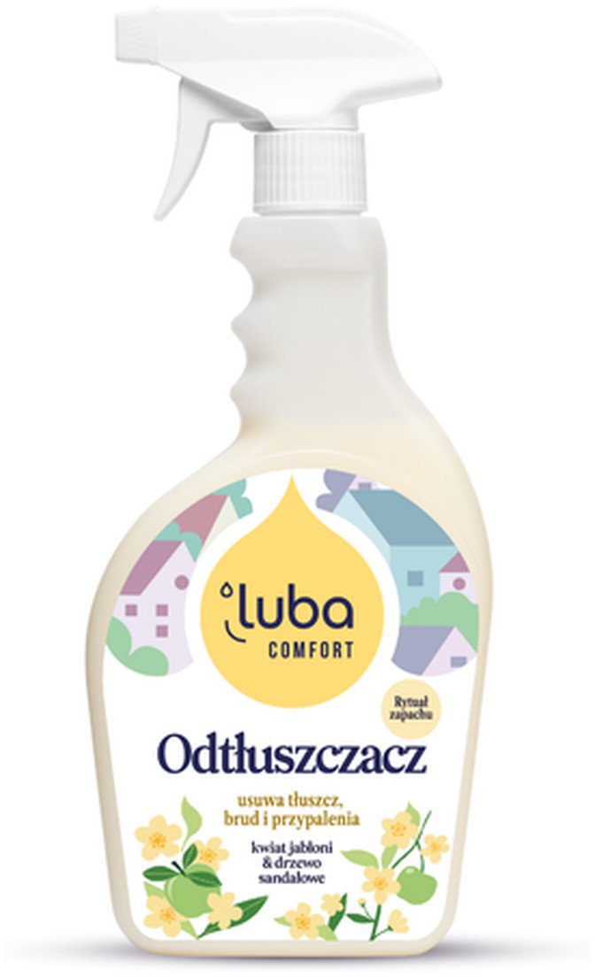 Luba Comfort Kwiat Jabłoni & Drzewo Sandałowe Perfumowany odtłuszczacz 500ml