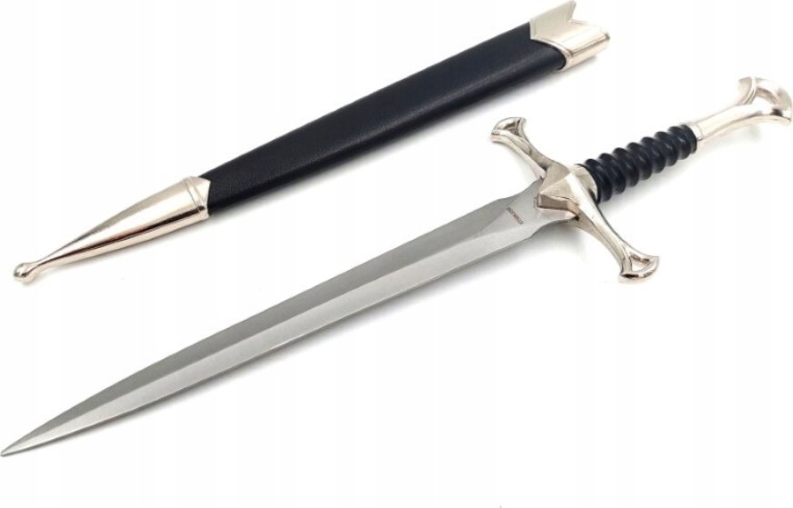 Stalowy sztylet rycerski - replika SW-116