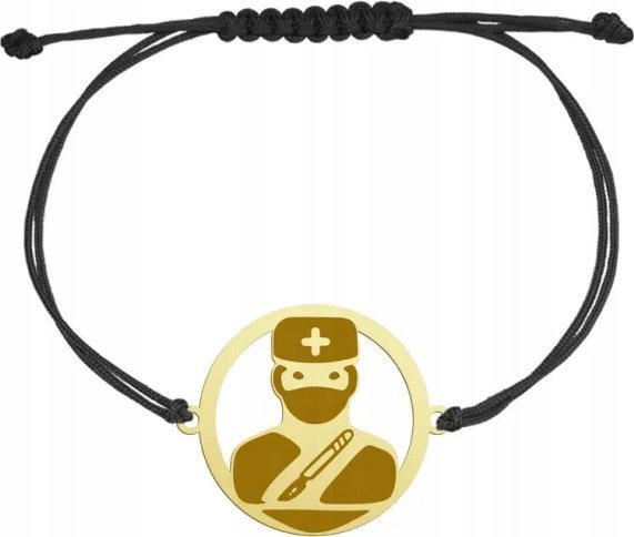 Radziszewska Jewellery Bransoletka Ratownik Medyczny srebro pozłacane