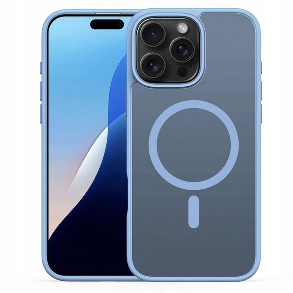 Etui Magnetyczne Magsafe DuxDucis Yind do iPhone 16 Pro Max, niebieskie