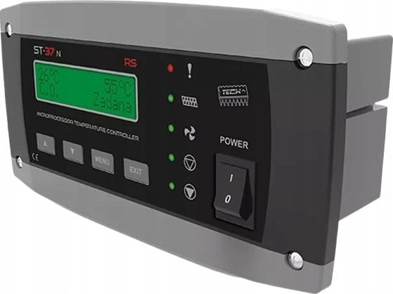 Tech Sterownik do kotła z podajnikiem tłokowym ST-37nRSH czarny