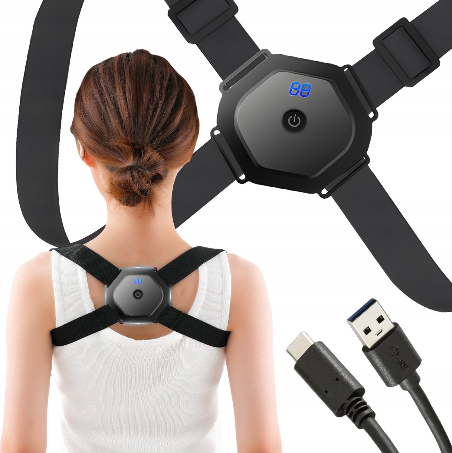 KOREKTOR POSTAWY ZASILANY J-3000 CZARNY