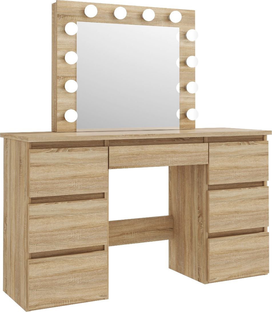 Meblowa 1 Toaletka ALEKSANDRA 5 dąb sonoma z szufladami MEBLOWA 1