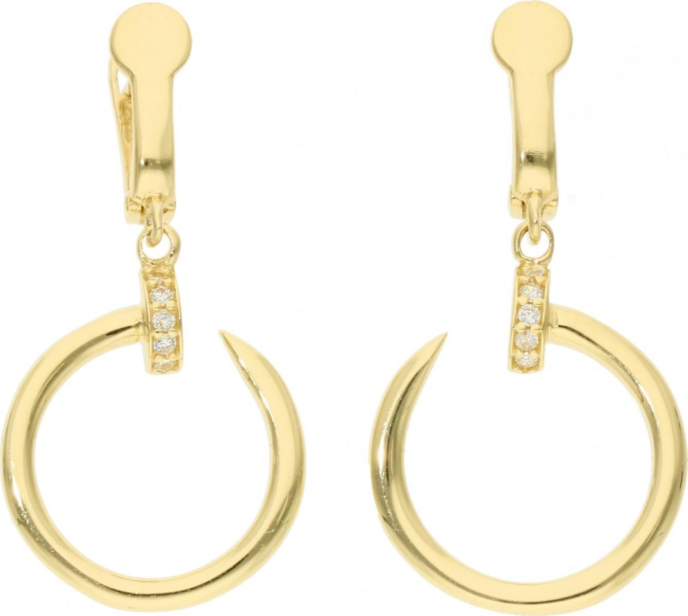 Rosanto Złote kolczyki 585 14k