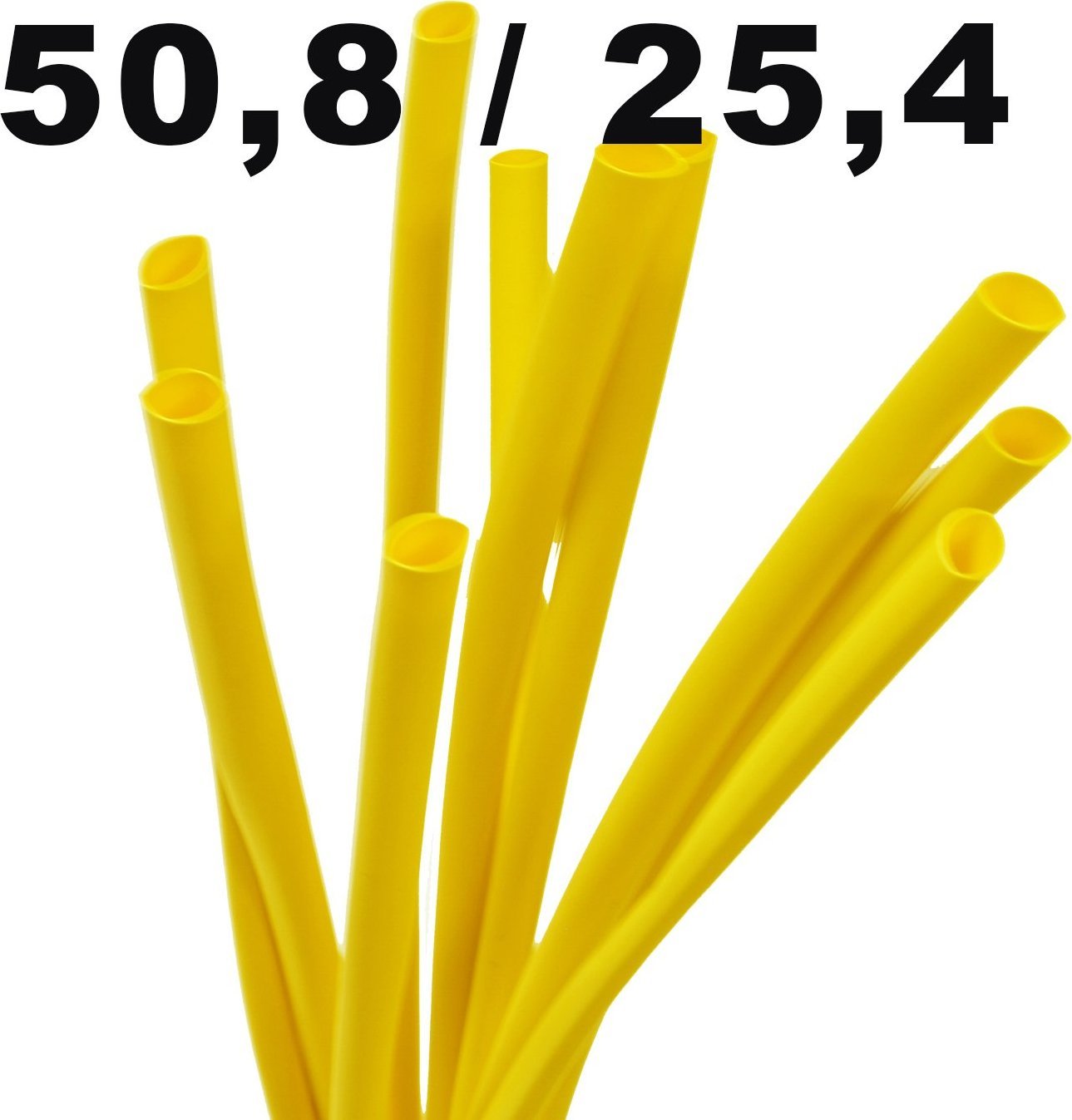 Trytyt Koszulka termokurczliwa RTS 50,8/25,4 1m żółta