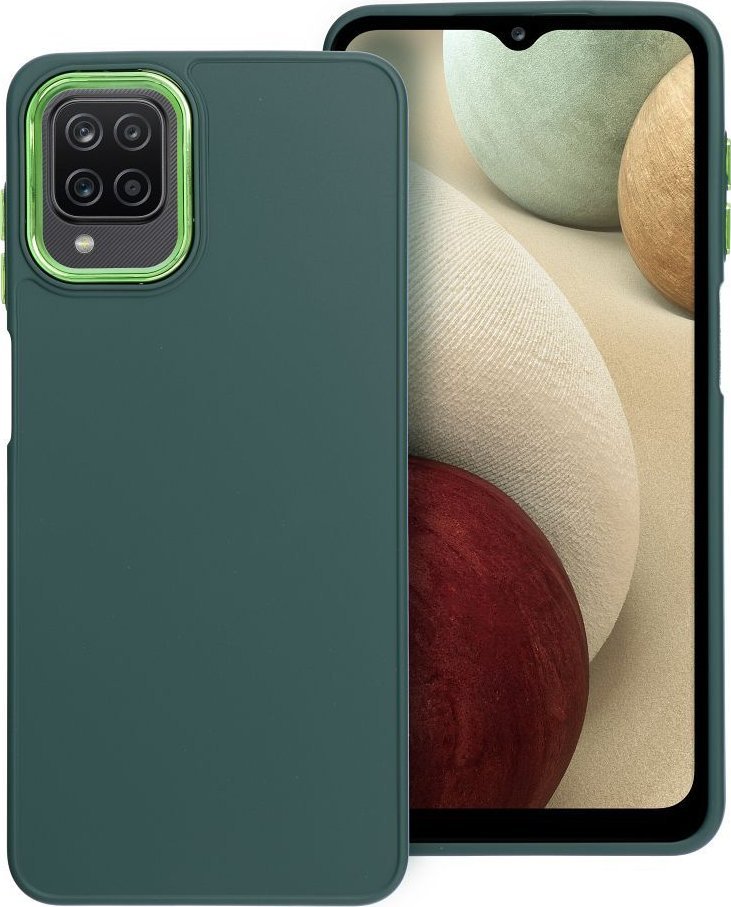 OEM Futerał FRAME do SAMSUNG A12 / M12 zielony