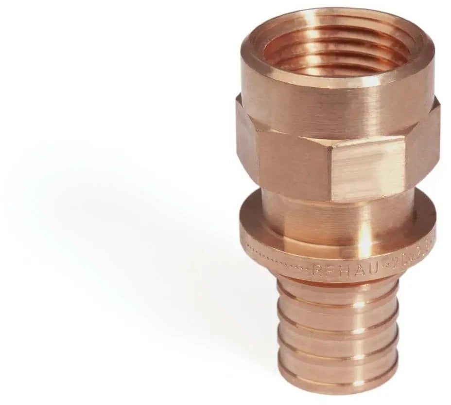 Złączka przejściowa z gwintem wewn. 25 - Rp 1/2 RAUTITAN RX brąz bezołowiowy