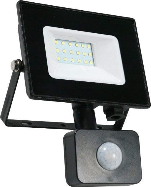 Naświetlacz Lumax Naświetlacz LED Lumax Heda Floodlight HFL120NS 20W 1600lm 4000K 120° IP44 czujnik ruchu PIR czarny
