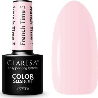 Claresa CLARESA Lakier hybrydowy do paznokci FRENCH TIME - 3 5g