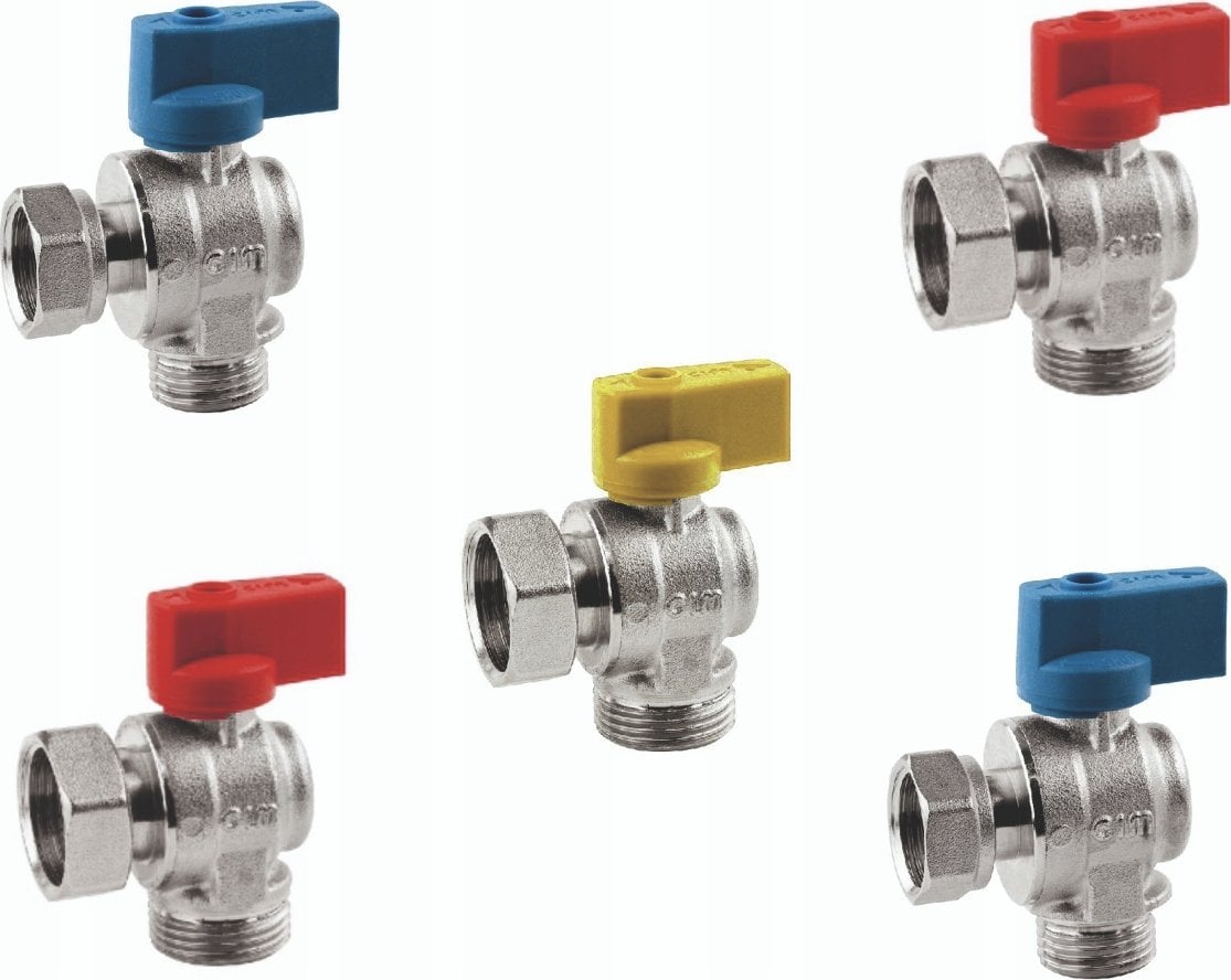 Top-Therm Zestaw zaworów kątowych do kotła gazowego dwufunkcyjnego z zaworem gazowym (bez filtra)