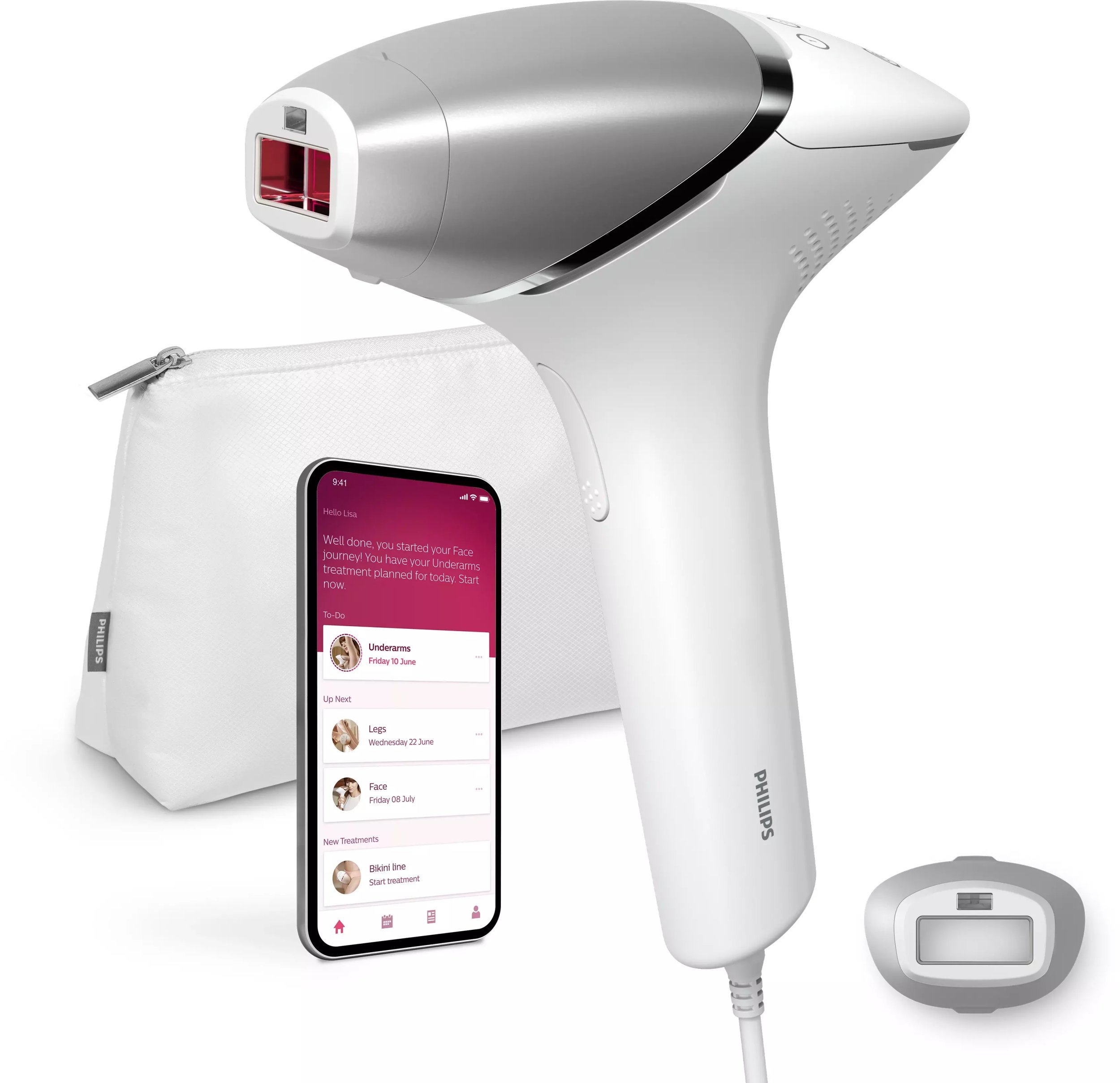 Philips Lumea Prestige Lumea IPL Seria 8000 BRI940/00 Urządzenie IPL do depilacji światłem z SenseIQ