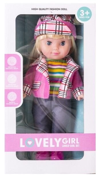 Lalka Lovely w kolorowym ubranku