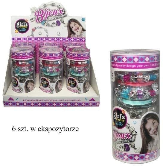 Biżuteria bransoletki/tuba 6szt/box Q9204 94810