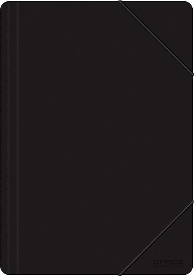 Office Products Teczka z gumką A4 PP 500mikr. czarna