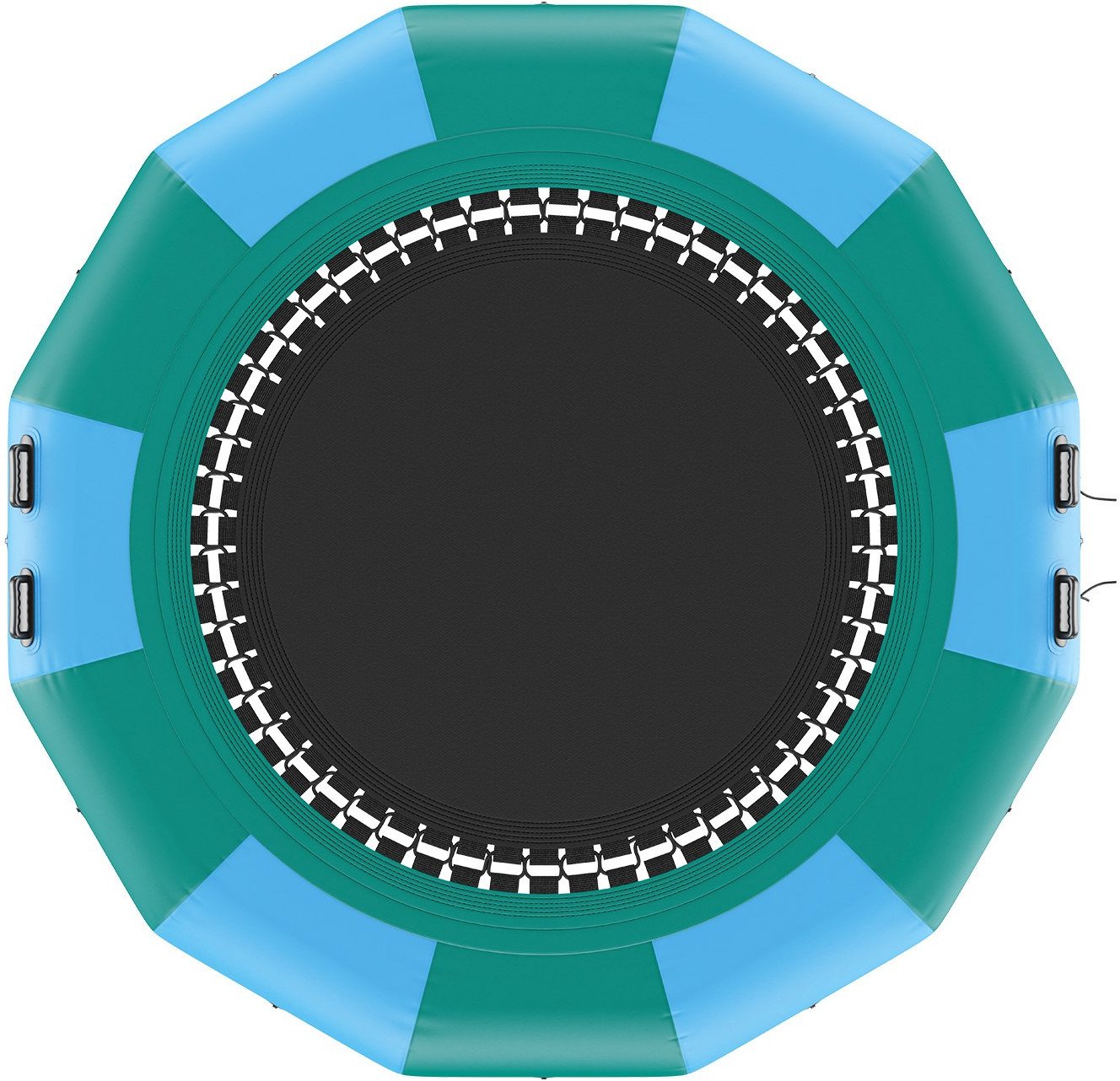 Dmuchana trampolina wodna + pompka elektryczna 367 cm