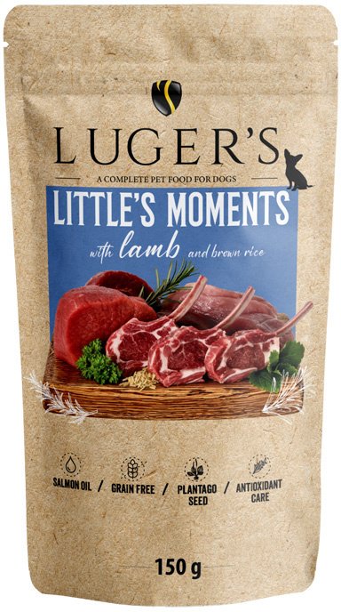 Karma mokra dla psów małych ras Luger's Little's Moments z jagnięciną i ryżem brązowym 150 g