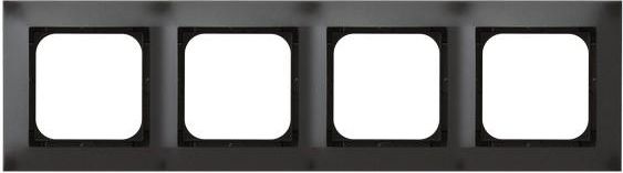 Ospel Ramka Impresja 4-krotna antracyt (R-4Y/50)