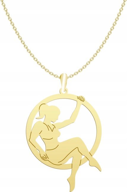 Radziszewska Jewellery Pozłacany Naszyjnik Aerial Hoop GRAWER GRATIS