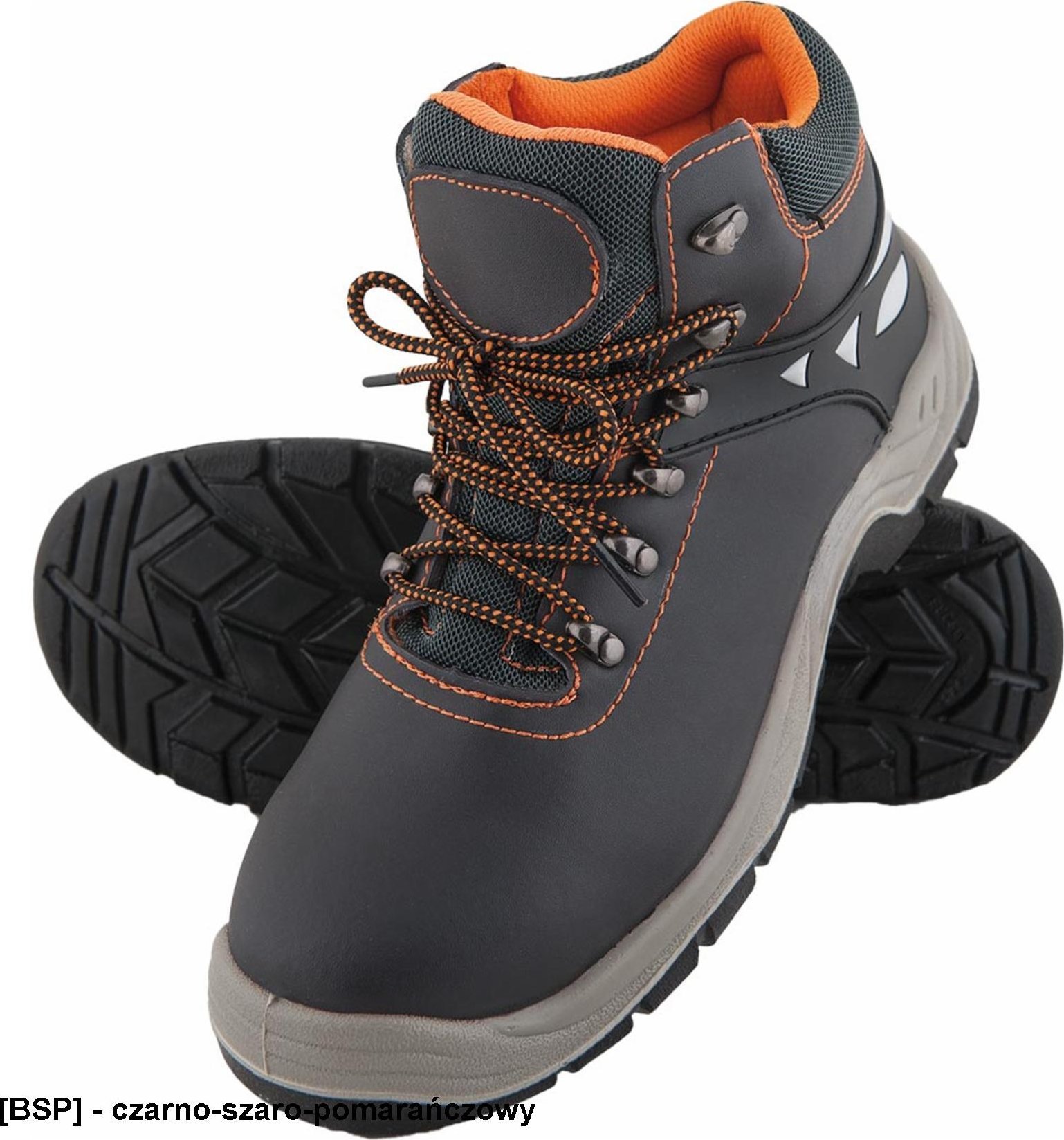 R.E.I.S. BRPEAKREIS - skórzane buty robocze typu trzewik ze stalowym podnoskiem 46