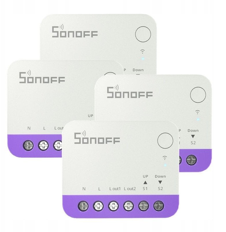 Inteligentny mini przełącznik do rolet WiFi Sonoff MINI-RBS [4 PACK]