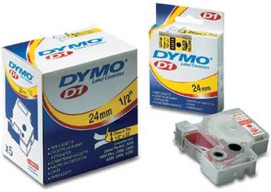 Dymo taśma S0720830 (black on white) typ D1