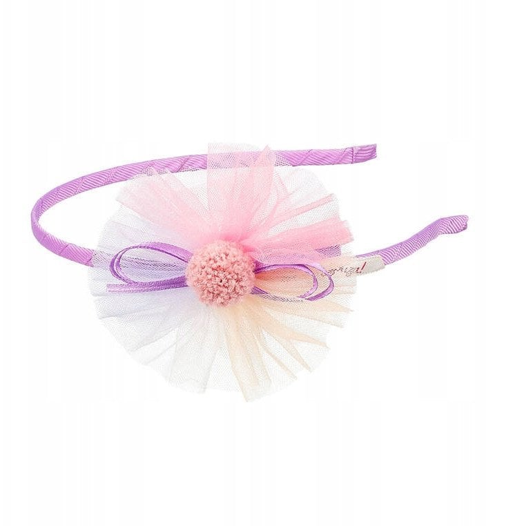 Souza! Roxi Opaska z Tiulową Rozetką różowy