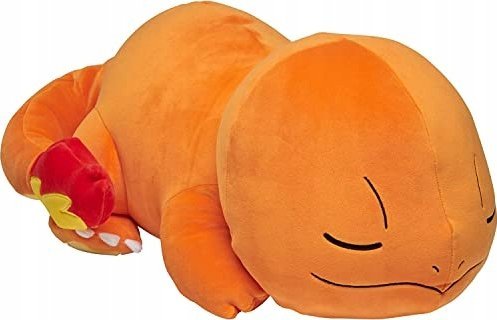 Jazwares Pokemon Charmander Śpiący , Plusz, 45 cm