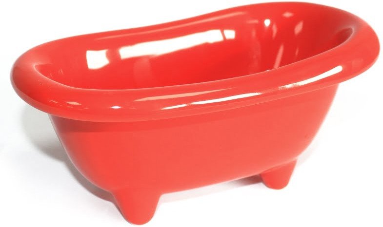 Ceramiczna wanienka mini - Czerwona
