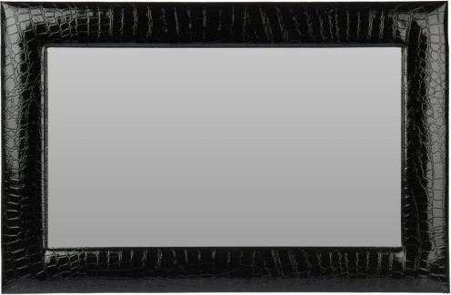 Koopman Lustro ścienne z czarną zdobioną ramą 37x57 cm