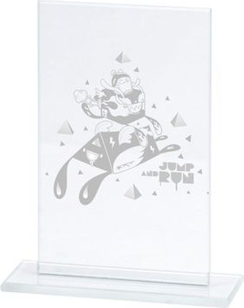 Victoria Sport Trofeum szklane grawerowane