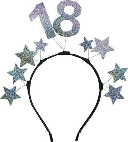 Opaska z gwiazdkami 18 srebrna