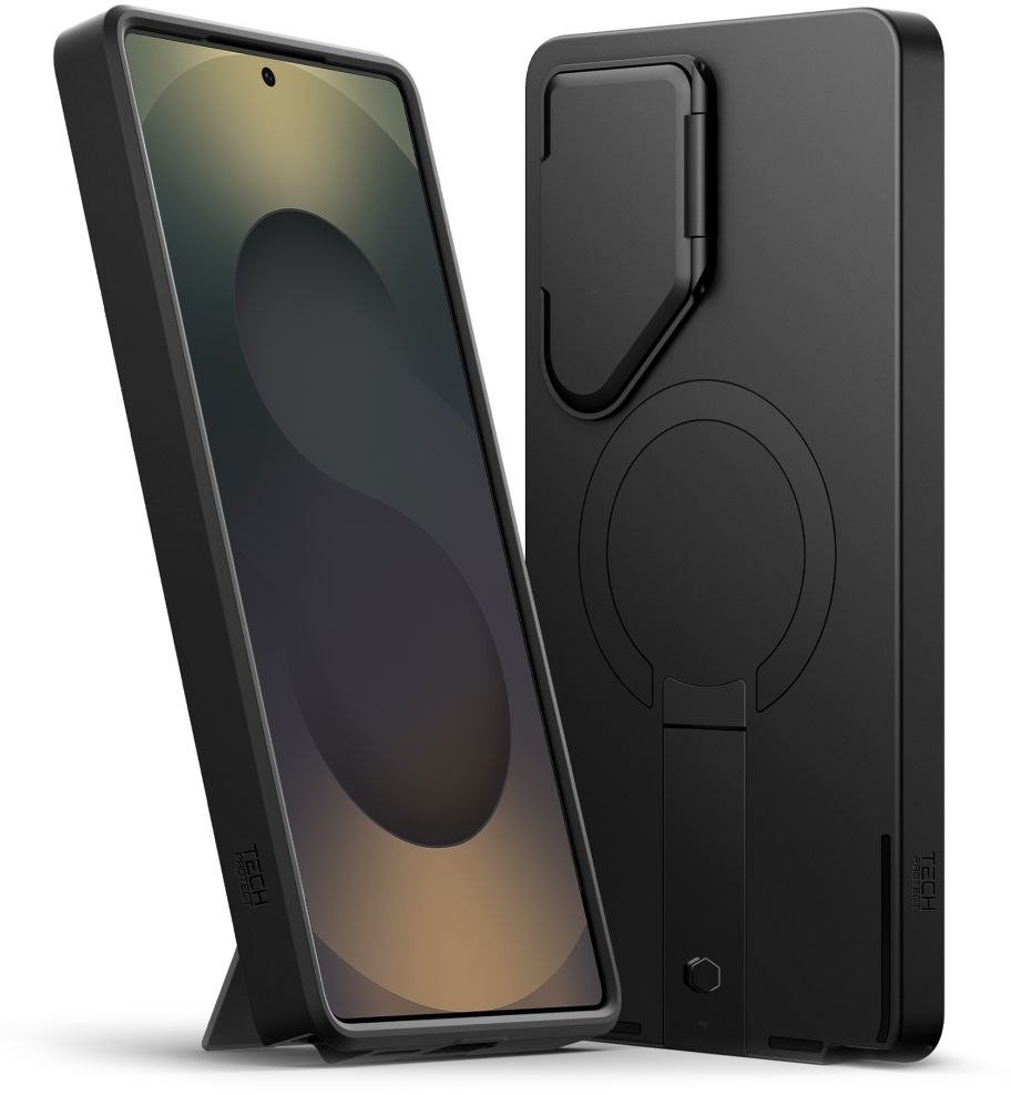 TECH PROTECT KEVLAR AURA MAGSAFE GALAXY S25 ULTRA BLACK/ORANGE