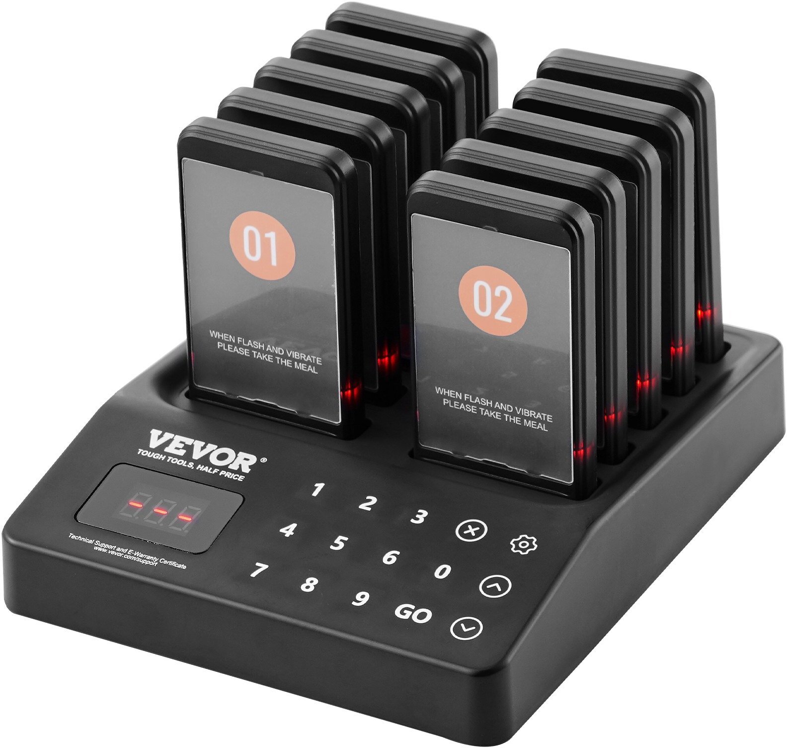 Pager Restauracyjny System Przywoławczy Pager 10 szt.