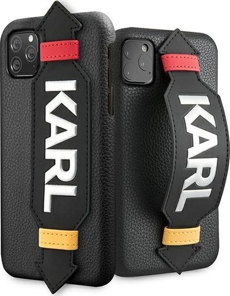 Karl Lagerfeld Etui Karl Lagerfeld KLHCN58HDAWBK Apple iPhone 11 Pro hardcase czarny/black Strap
